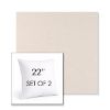 Picture of Nuance Cloud | Set of 2 | Sunbrella 22" Square Outdoor Throw Pillows with Premium Inserts