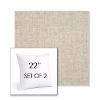 Picture of Platform Cloud | Set of 2 | Sunbrella 22" Square Outdoor Throw Pillows with Premium Inserts
