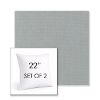 Picture of Play Sky | Set of 2 | Sunbrella 22" Square Outdoor Throw Pillows with Premium Inserts