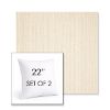 Picture of Posh Linen | Set of 2 | Sunbrella 22" Square Outdoor Throw Pillows with Premium Inserts