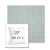 Picture of Proven Seaglass | Set of 2 | Sunbrella 22" Square Outdoor Throw Pillows with Premium Inserts