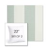 Picture of Rothko Seahorse | Set of 2 | Sunbrella 22" Square Outdoor Throw Pillows with Premium Inserts