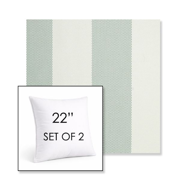 Picture of Rothko Seahorse | Set of 2 | Sunbrella 22" Square Outdoor Throw Pillows with Premium Inserts