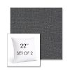 Picture of Savane Tornado | Set of 2 | Sunbrella 22" Square Outdoor Throw Pillows with Premium Inserts