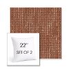 Picture of Slow Alezan | Set of 2 | Sunbrella 22" Square Outdoor Throw Pillows with Premium Inserts
