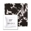 Picture of Sonny Flower Power | Set of 2 | Sunbrella 22" Square Outdoor Throw Pillows with Premium Inserts