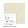 Picture of Spectrum Eggshell | Set of 2 | Sunbrella 22" Square Outdoor Throw Pillows with Premium Inserts