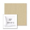 Picture of Spectrum Sand | Set of 2 | Sunbrella 22" Square Outdoor Throw Pillows with Premium Inserts