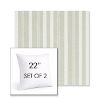Picture of Tranquil Sage | Set of 2 | Sunbrella 22" Square Outdoor Throw Pillows with Premium Inserts