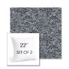 Picture of Undercurrent Tide | Set of 2 | Sunbrella 22" Square Outdoor Throw Pillows with Premium Inserts