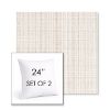 Picture of Benson Sand | Set of 2 | Sunbrella 24" Square Outdoor Throw Pillows with Premium Inserts