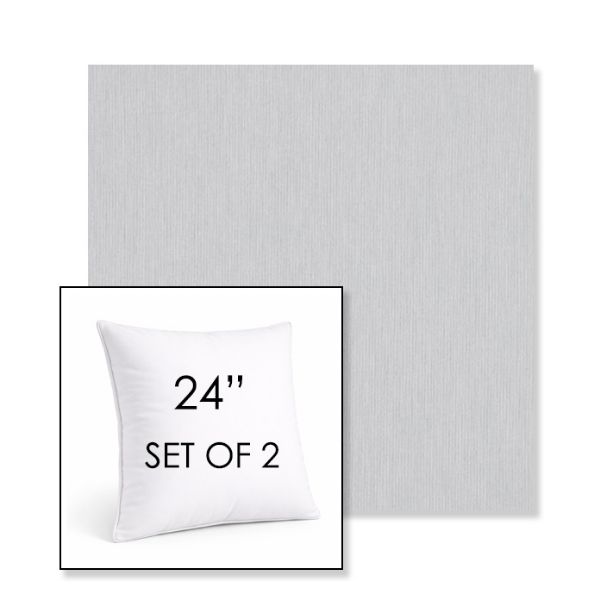 Picture of Canvas Marble | Set of 2 | Sunbrella 24" Square Outdoor Throw Pillows with Premium Inserts