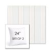 Picture of Carlo Coastal | Set of 2 | Sunbrella 24" Square Outdoor Throw Pillows with Premium Inserts