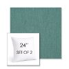 Picture of Cast Breeze | Set of 2 | Sunbrella 24" Square Outdoor Throw Pillows with Premium Inserts