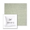 Picture of Chartres Mist | Set of 2 | Sunbrella 24" Square Outdoor Throw Pillows with Premium Inserts