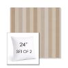 Picture of Entice Linen | Set of 2 | Sunbrella 24" Square Outdoor Throw Pillows with Premium Inserts