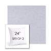 Picture of Exhale Sky | Set of 2 | Sunbrella 24" Square Outdoor Throw Pillows with Premium Inserts