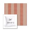 Picture of Expressive Blush | Set of 2 | Sunbrella 24" Square Outdoor Throw Pillows with Premium Inserts