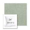 Picture of Kismet Moss | Set of 2 | Sunbrella 24" Square Outdoor Throw Pillows with Premium Inserts