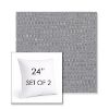 Picture of Linville Denim | Set of 2 | Sunbrella 24" Square Outdoor Throw Pillows with Premium Inserts