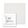 Picture of Linville Snow | Set of 2 | Sunbrella 24" Square Outdoor Throw Pillows with Premium Inserts