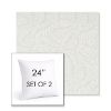 Picture of Lively Sage | Set of 2 | Sunbrella 24" Square Outdoor Throw Pillows with Premium Inserts