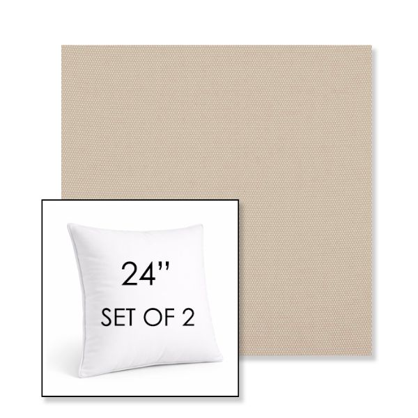 Picture of Lopi Antique | Set of 2 | Sunbrella 24" Square Outdoor Throw Pillows with Premium Inserts