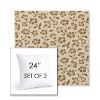 Picture of Mia Toffee | Set of 2 | Sunbrella 24" Square Outdoor Throw Pillows with Premium Inserts