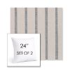 Picture of Mixi Sky | Set of 2 | Sunbrella 24" Square Outdoor Throw Pillows with Premium Inserts