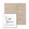 Picture of Momento Parchment | Set of 2 | Sunbrella 24" Square Outdoor Throw Pillows with Premium Inserts