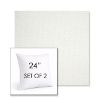 Picture of Pique Salt | Set of 2 | Sunbrella 24" Square Outdoor Throw Pillows with Premium Inserts