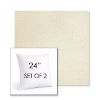 Picture of Posh Salt | Set of 2 | Sunbrella 24" Square Outdoor Throw Pillows with Premium Inserts
