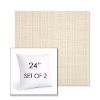 Picture of Proven Flax | Set of 2 | Sunbrella 24" Square Outdoor Throw Pillows with Premium Inserts