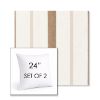 Picture of Revival Sand | Set of 2 | Sunbrella 24" Square Outdoor Throw Pillows with Premium Inserts