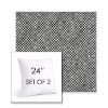 Picture of Shibori Classic | Set of 2 | Sunbrella 24" Square Outdoor Throw Pillows with Premium Inserts