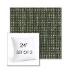 Picture of Slow Fern | Set of 2 | Sunbrella 24" Square Outdoor Throw Pillows with Premium Inserts