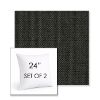 Picture of Source Fogo | Set of 2 | Sunbrella 24" Square Outdoor Throw Pillows with Premium Inserts