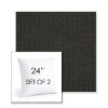 Picture of Spectrum Carbon | Set of 2 | Sunbrella 24" Square Outdoor Throw Pillows with Premium Inserts