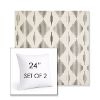 Picture of Spinner Diamond Onyx | Set of 2 | Sunbrella 24" Square Outdoor Throw Pillows with Premium Inserts