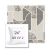 Picture of Territory Tin | Set of 2 | Sunbrella 24" Square Outdoor Throw Pillows with Premium Inserts
