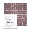 Picture of Toggle Aster | Set of 2 | Sunbrella 24" Square Outdoor Throw Pillows with Premium Inserts