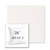 Picture of Abstraction Snow | Set of 2 | Sunbrella 26" Square Outdoor Throw Pillows with Premium Inserts