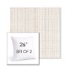 Picture of Benson Sand | Set of 2 | Sunbrella 26" Square Outdoor Throw Pillows with Premium Inserts