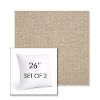Picture of Blend Sand | Set of 2 | Sunbrella 26" Square Outdoor Throw Pillows with Premium Inserts