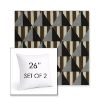 Picture of Buoy Pebble Beach | Set of 2 | Sunbrella 26" Square Outdoor Throw Pillows with Premium Inserts