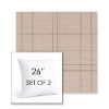 Picture of Camper Snowcap | Set of 2 | Sunbrella 26" Square Outdoor Throw Pillows with Premium Inserts