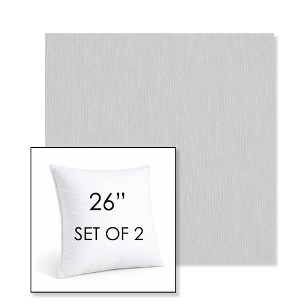 Picture of Canvas Marble | Set of 2 | Sunbrella 26" Square Outdoor Throw Pillows with Premium Inserts