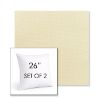 Picture of Canvas Vellum | Set of 2 | Sunbrella 26" Square Outdoor Throw Pillows with Premium Inserts