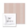 Picture of Caper Blush | Set of 2 | Sunbrella 26" Square Outdoor Throw Pillows with Premium Inserts