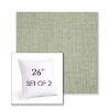 Picture of Cast Oasis | Set of 2 | Sunbrella 26" Square Outdoor Throw Pillows with Premium Inserts